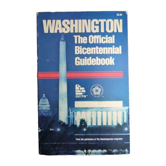Washington The Official Bicentennial Guidebook Washingtonian book Guide Calendar - Picture 1 of 6